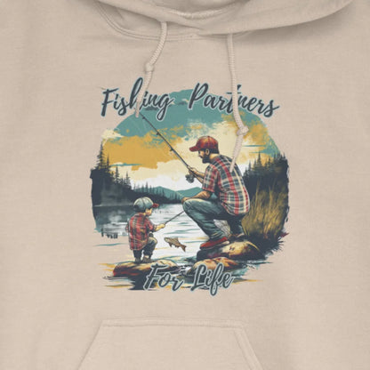 Sand, Fishing Partners for Life Hoodie – fish-room