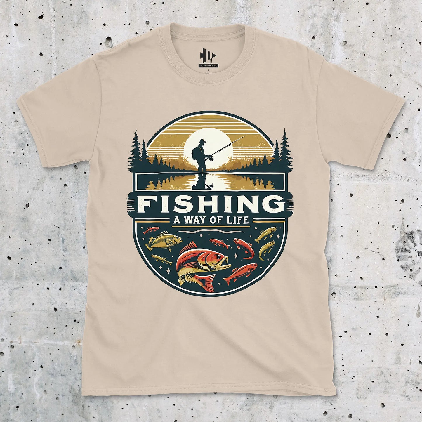 Sand, Fishing, Way of Life Tee – fish-room