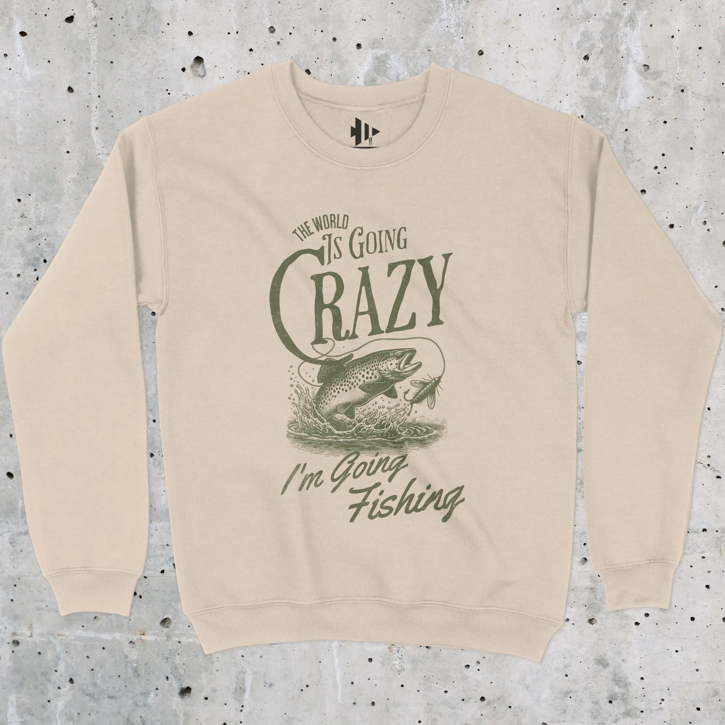 Sand, The World Is Going Crazy Sweatshirt – fish-room