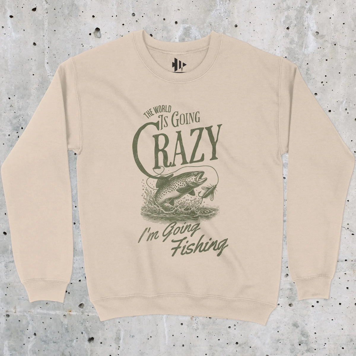 Sand, The World Is Going Crazy Sweatshirt – fish-room
