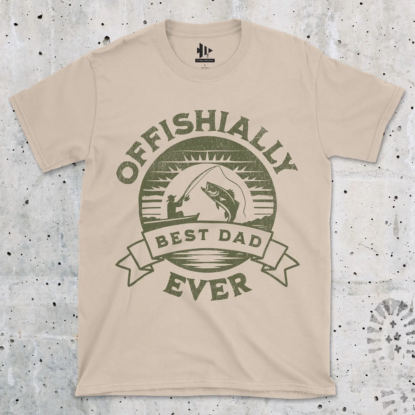 Sand, Offishially Best Dad Ever Tee – fish-room