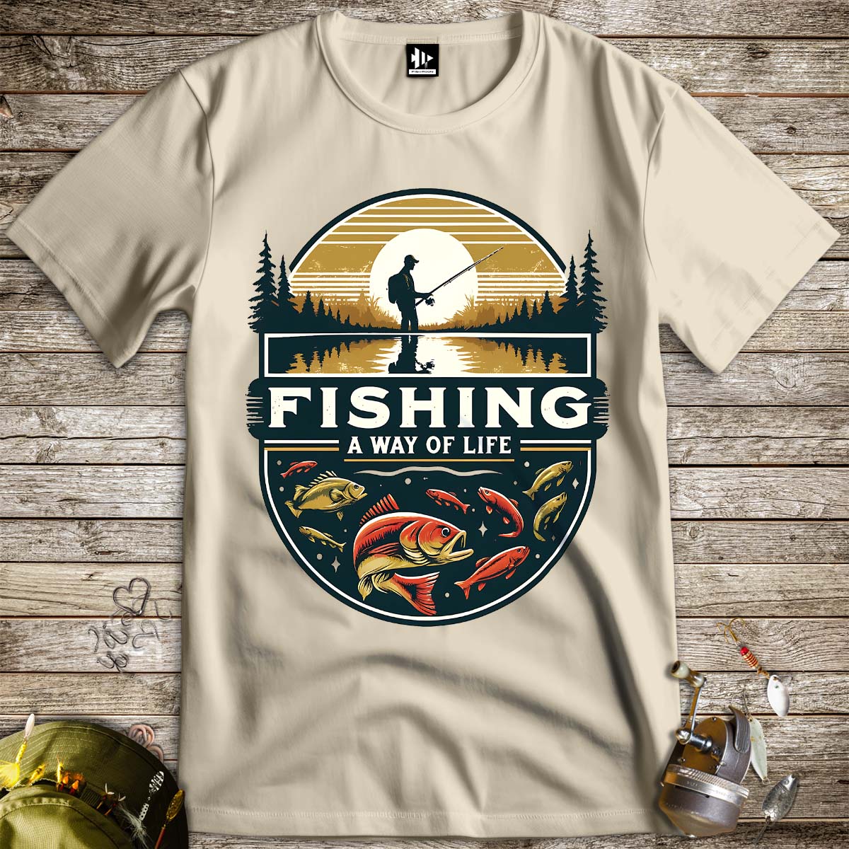 Fishing, Way of Life Tee-funny fishing t shirt-FISH-ROOM LLC