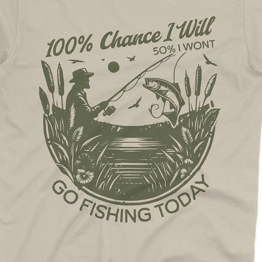 100% Fishing Day Tee
