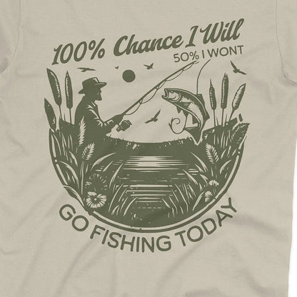 100% Fishing Day Tee