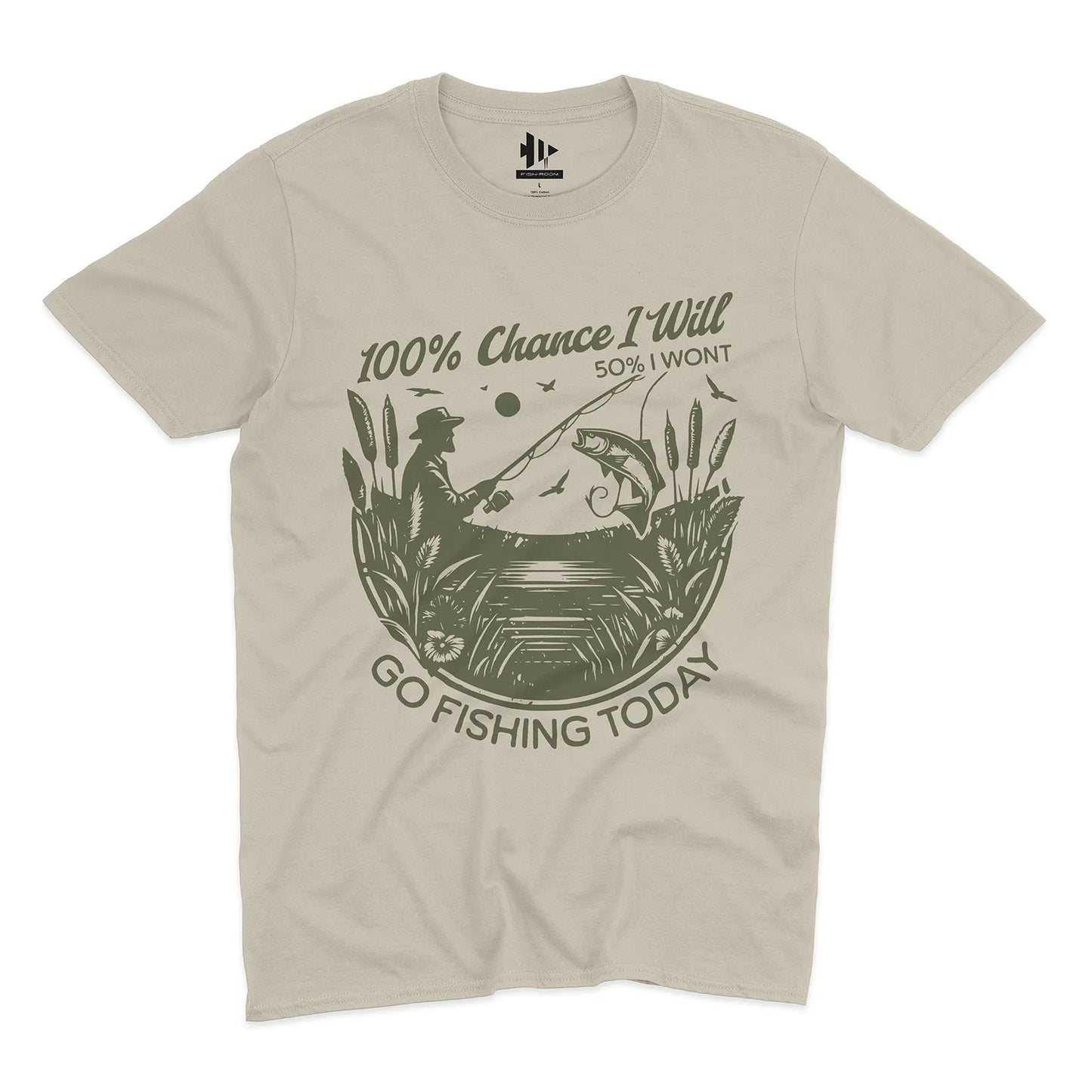 100% Fishing Day Tee