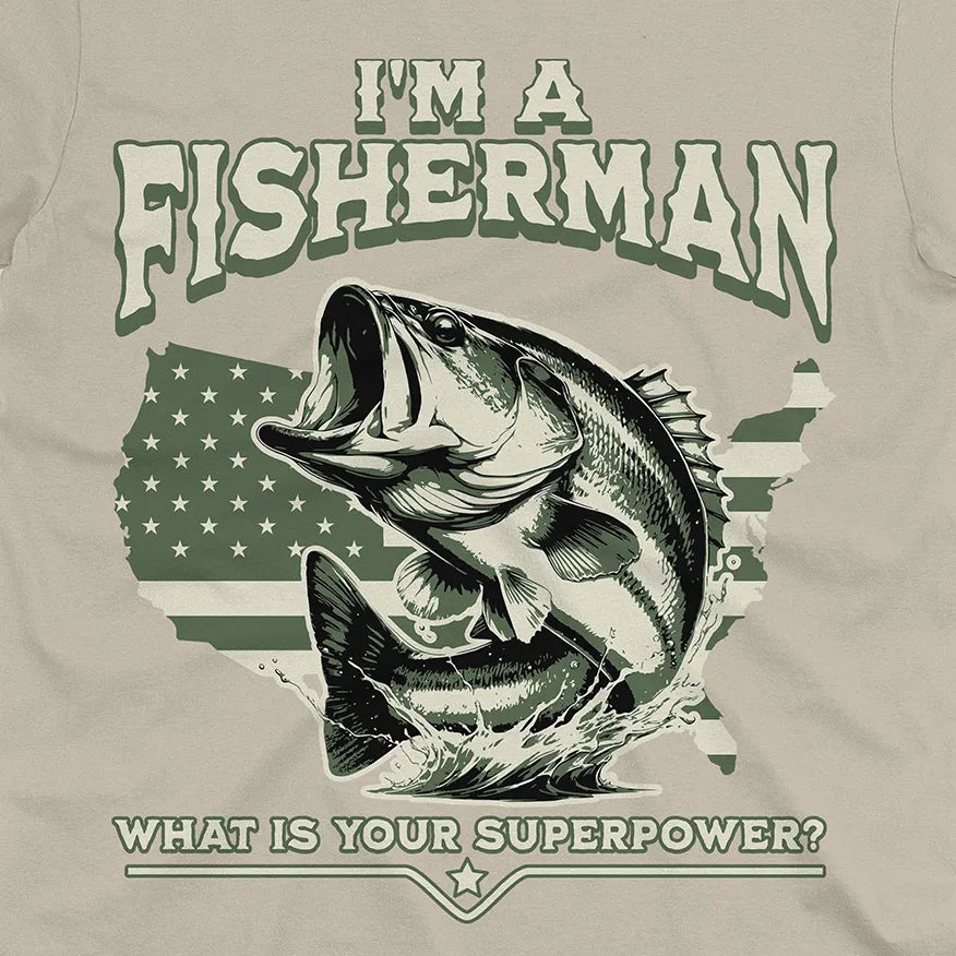 Fisherman Superpower Tee