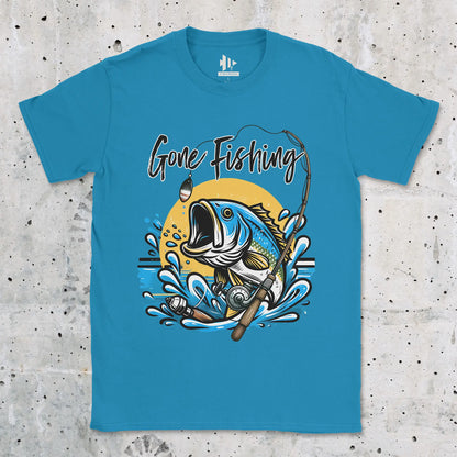 Gone Fishing Tee Sapphire T-Shirt