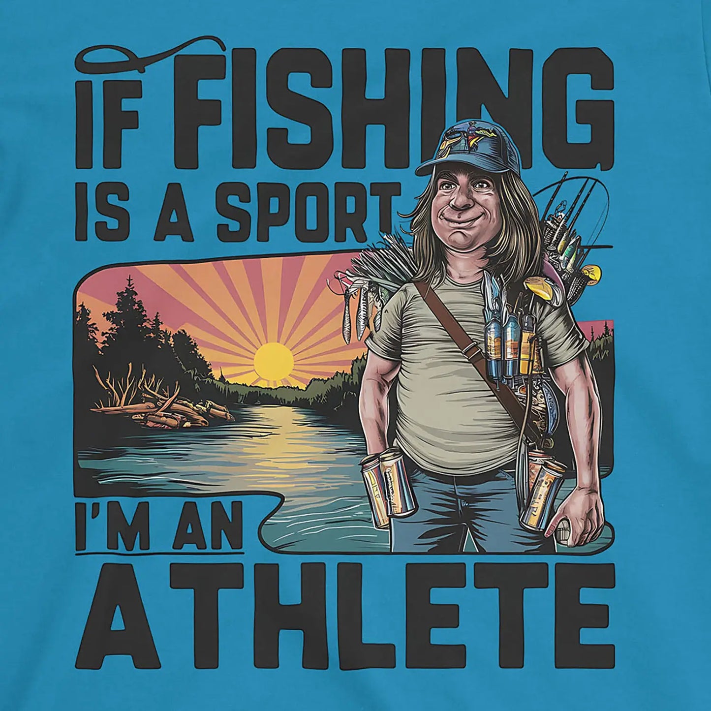 Sapphire, Fishing Athlete Tee – fish-room