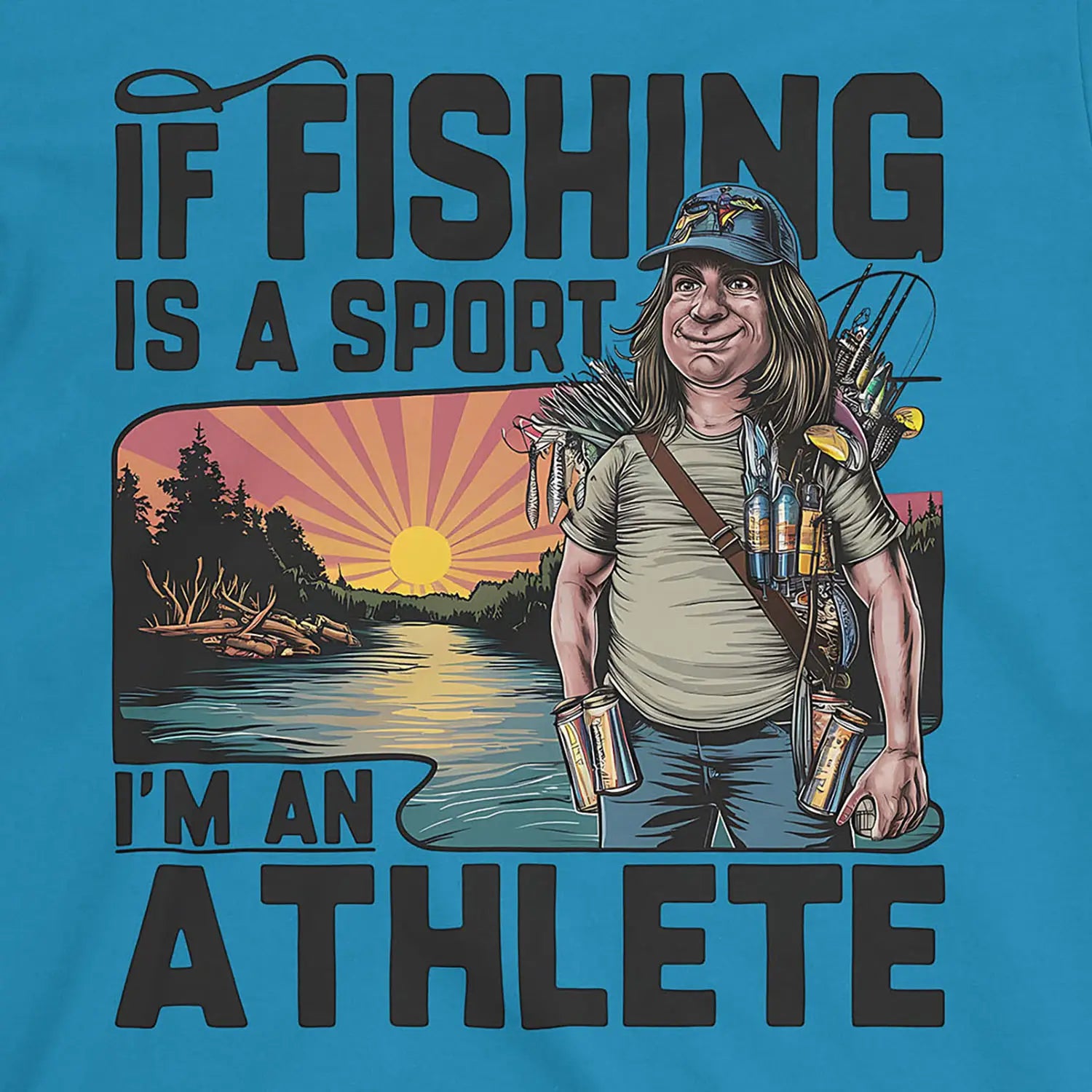 Sapphire, Fishing Athlete Tee – fish-room