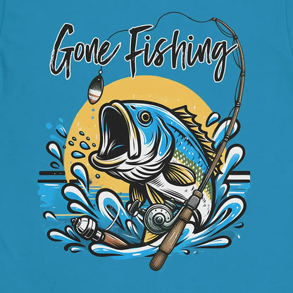 Gone Fishing Tee Sapphire T-Shirt