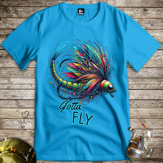 Gotta Fly Tee-funny fishing t shirt-FISH-ROOM LLC