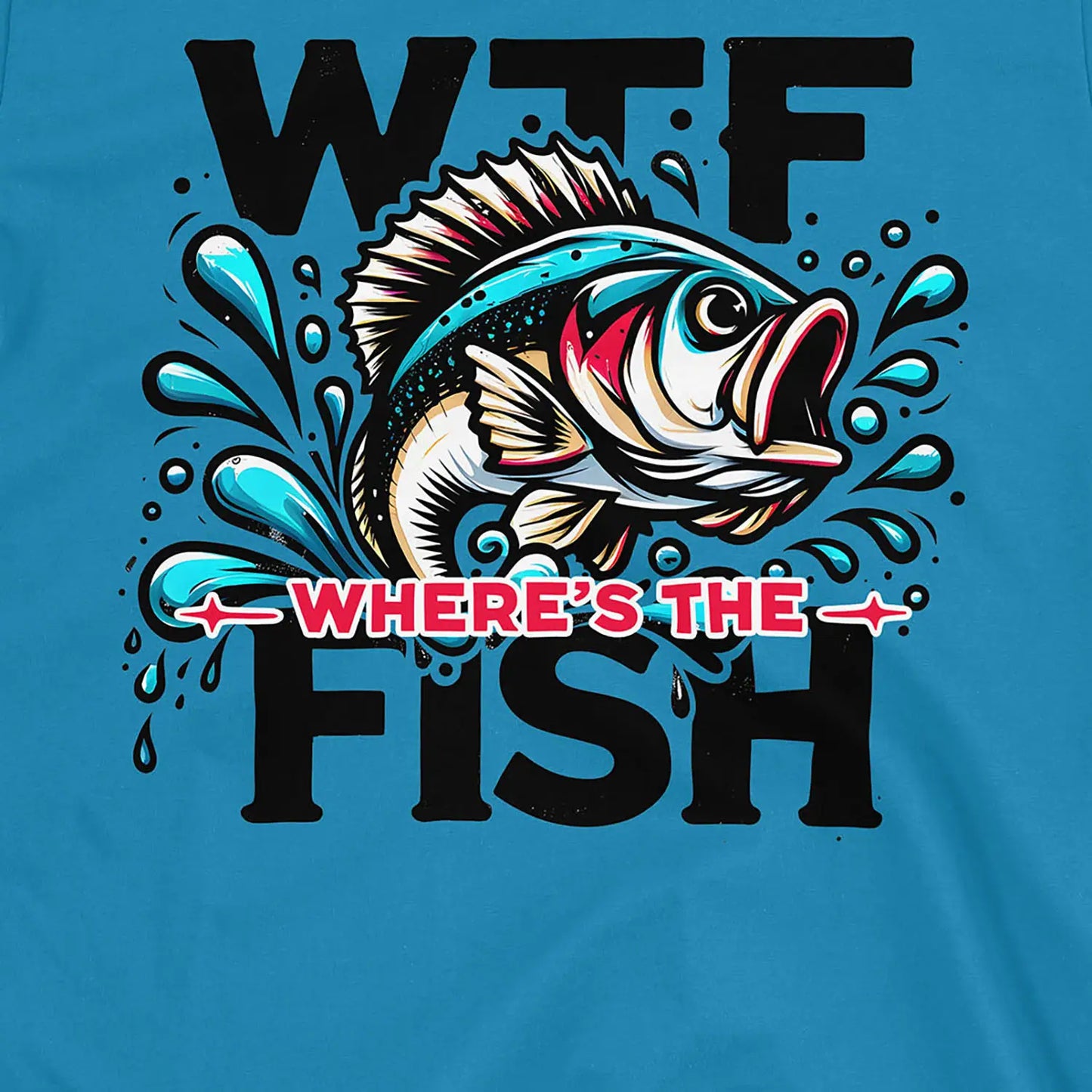 Sapphire, WTF: Where's the Fish?  Tee – fish-room