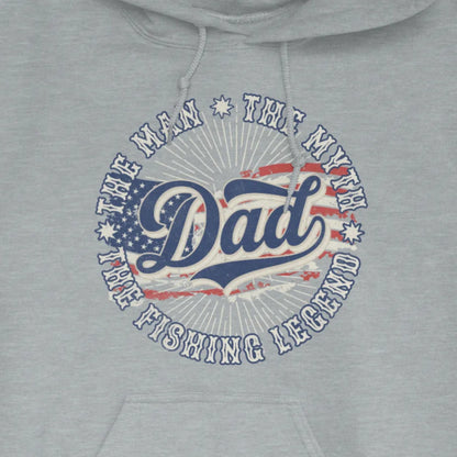 Sport Grey, Legendary Dad Fishing Hoodie – fish-room