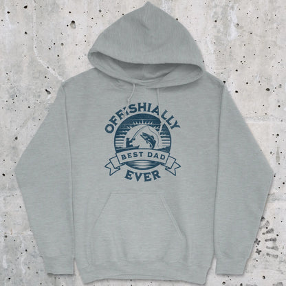 Sport Grey, Offishially Best Dad Ever Hoodie – fish-room
