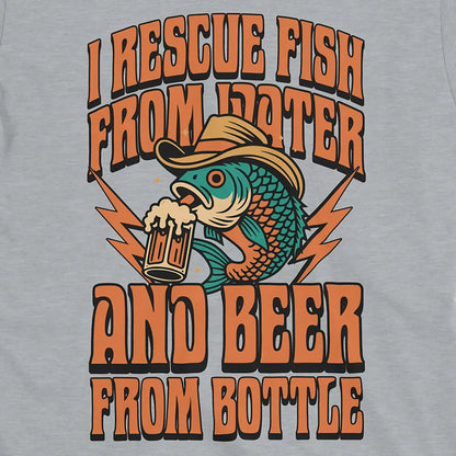 Beer & Bass – Classic Combo Tee Sport Grey T-Shirt