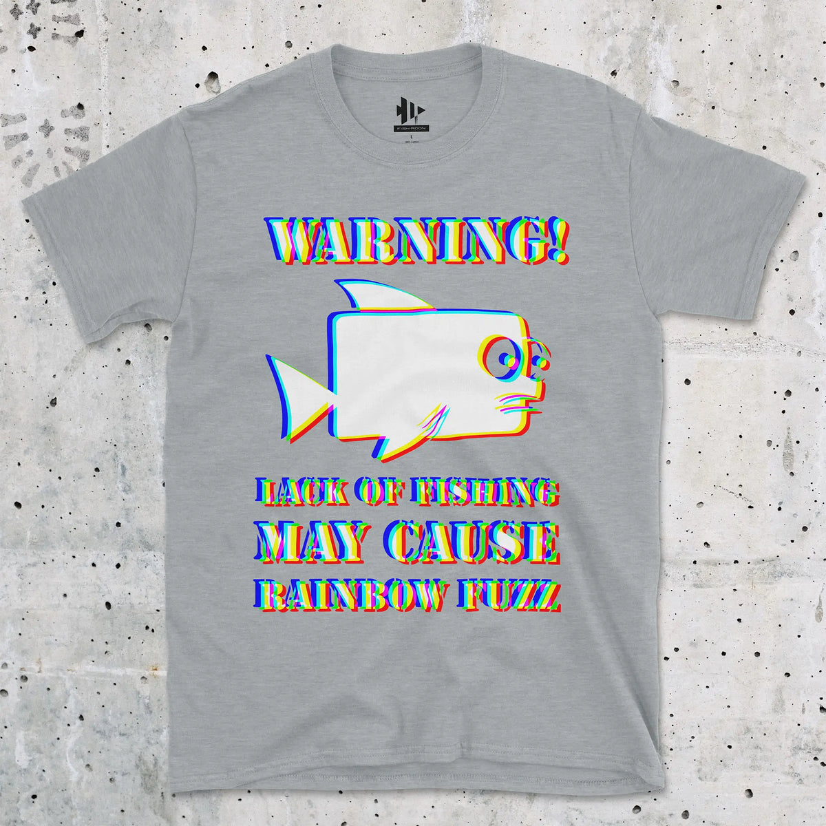 Sport Grey, Lack of Fishing May Cause Rainbow Fuzz Tee – fish-room