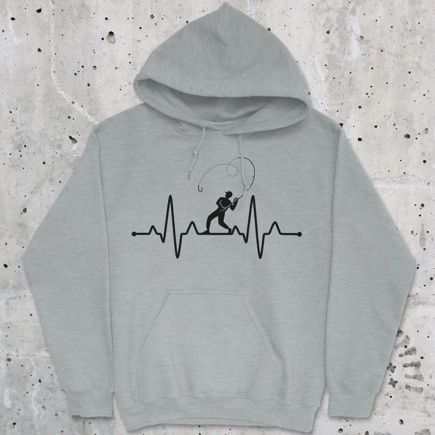 Sport Grey, Fisherman's Heart Line Hoodie – fish-room