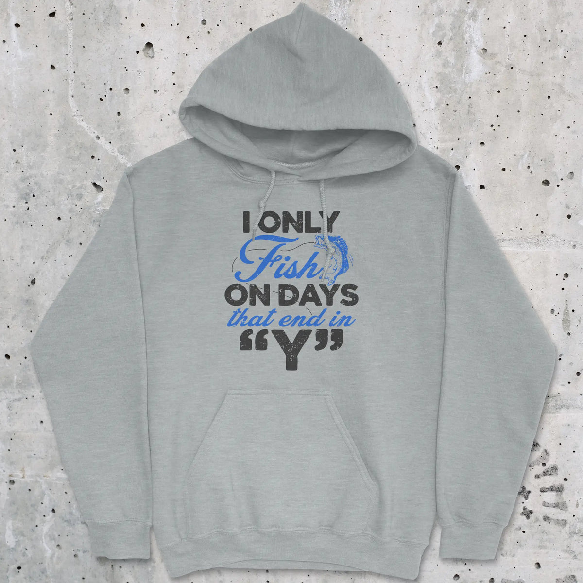 Sport Grey, 'Y’-Day Fishing Hoodie – fish-room