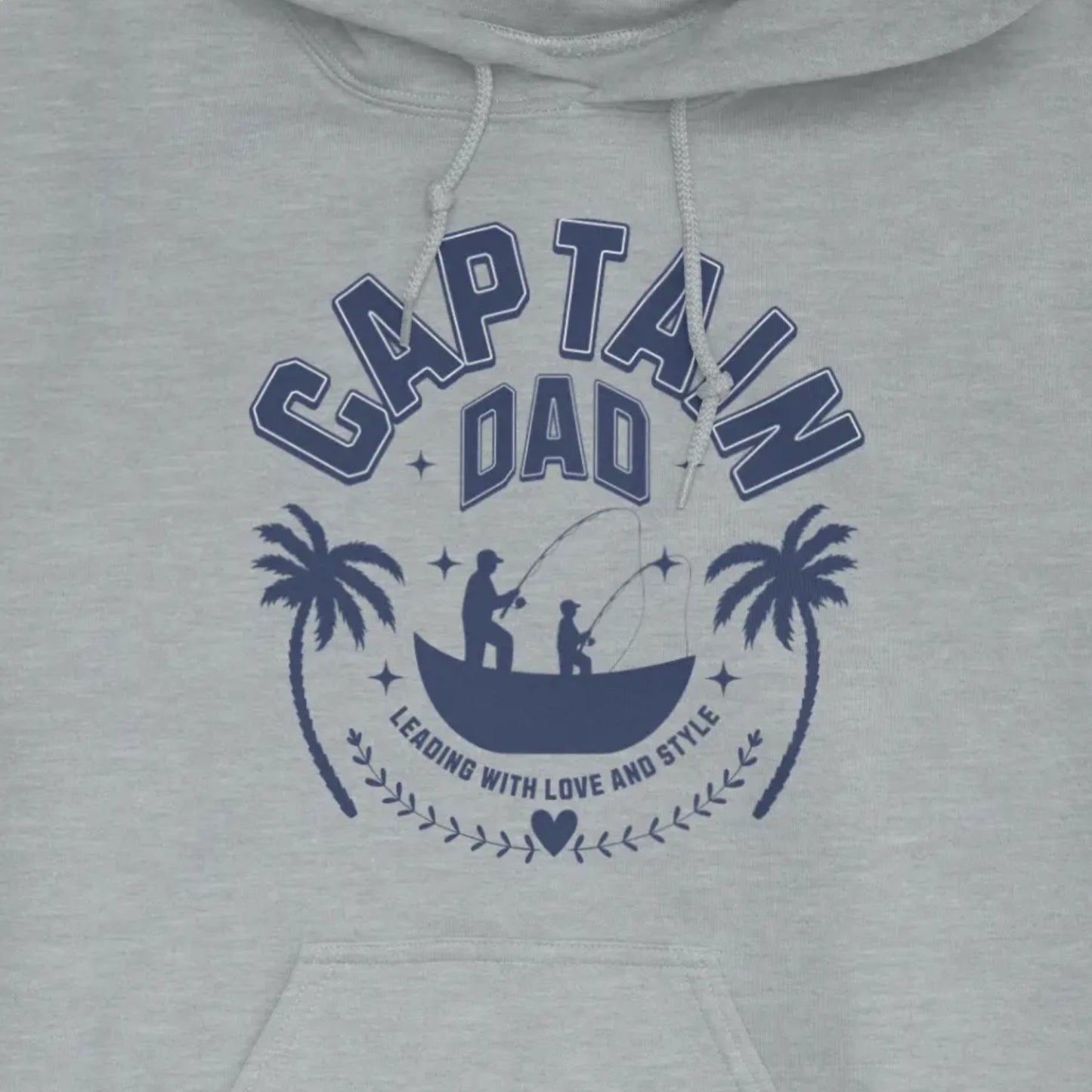 Sport Grey, Captain Dad Hoodie – fish-room