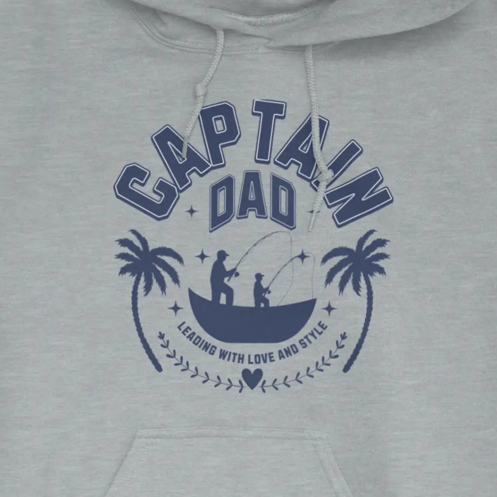 Sport Grey, Captain Dad Hoodie – fish-room