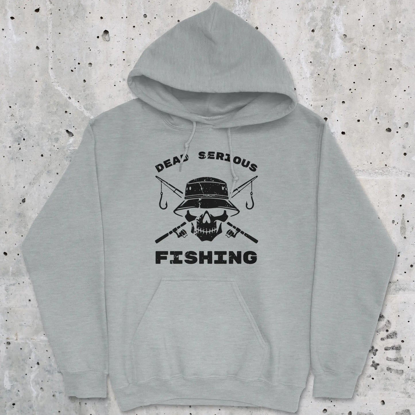 Sport Grey, Dead Serious Fishing Hoodie – fish-room