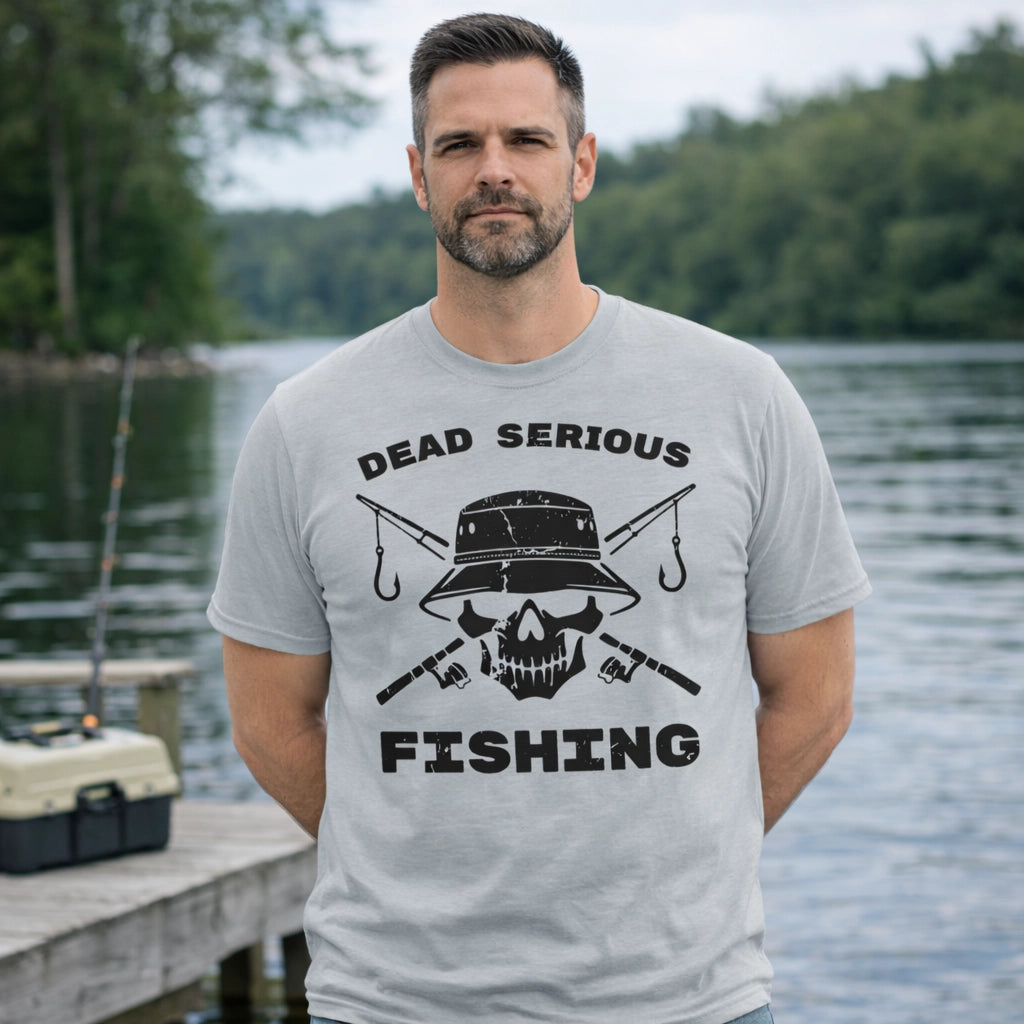 Sport Grey, Dead Serious Fishing Tee – fish-room