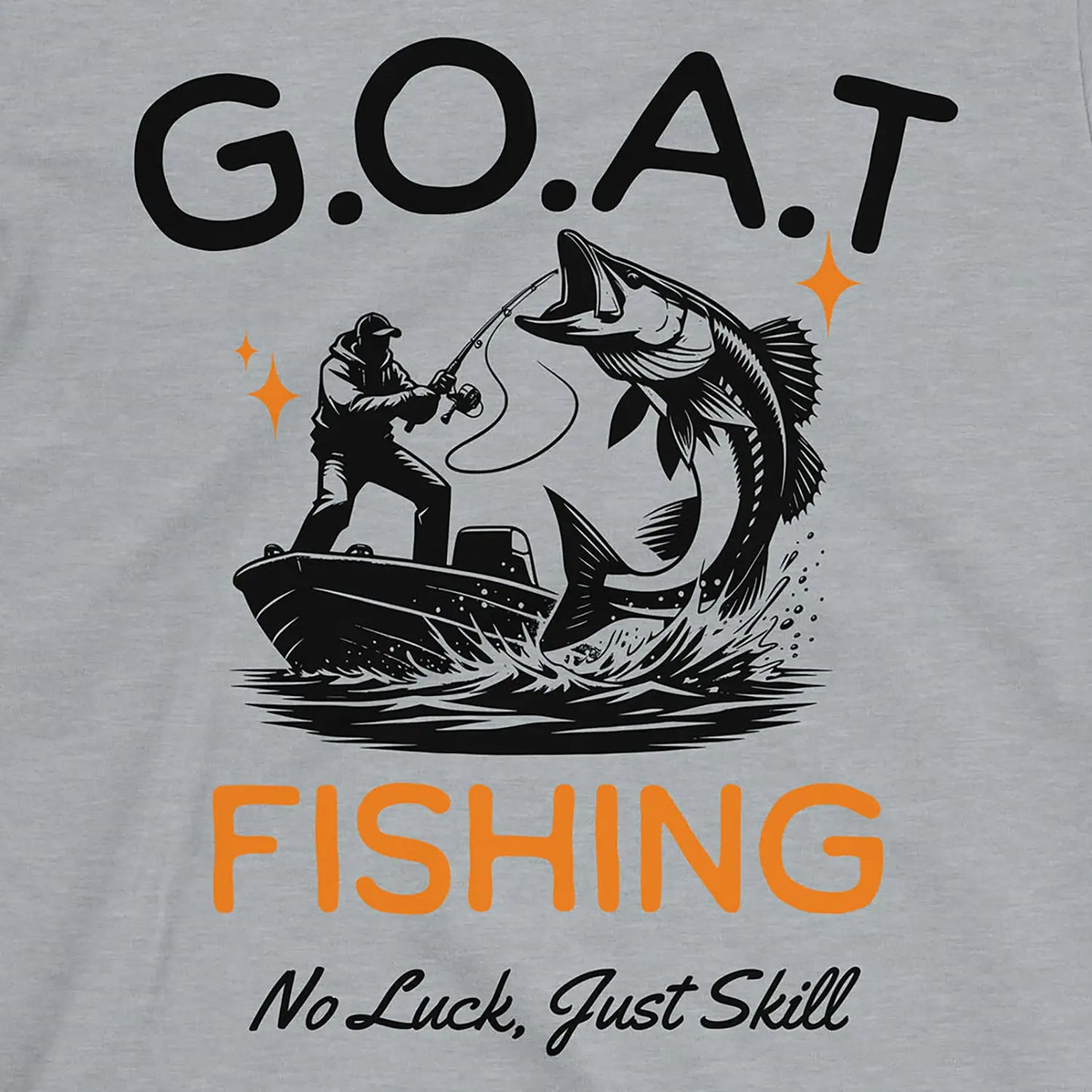 Sport Grey, GOAT Fishing Tee – fish-room