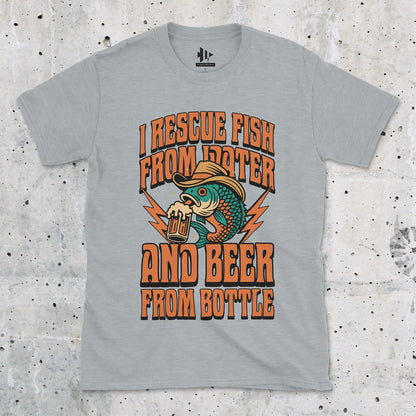 Beer & Bass – Classic Combo Tee Sport Grey T-Shirt