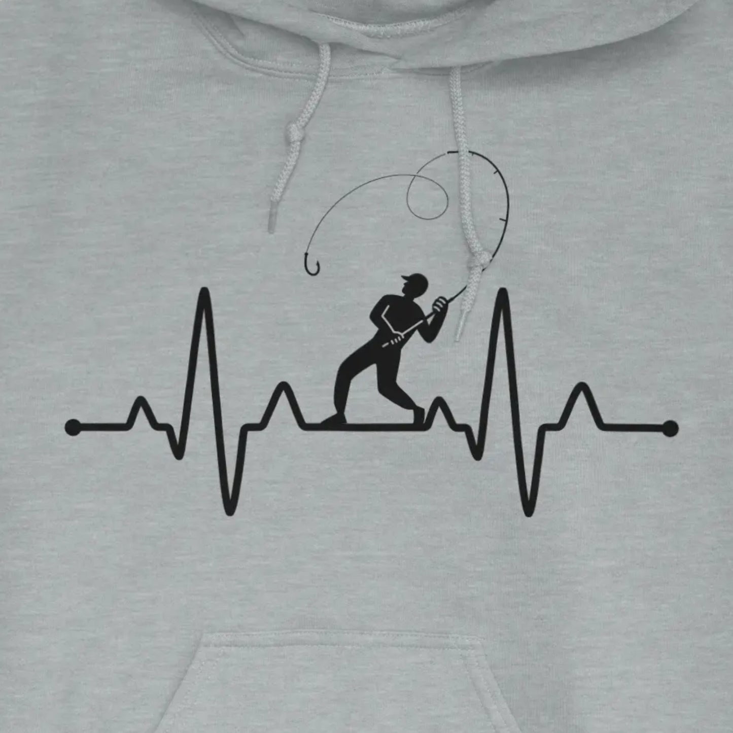 Sport Grey, Fisherman's Heart Line Hoodie – fish-room
