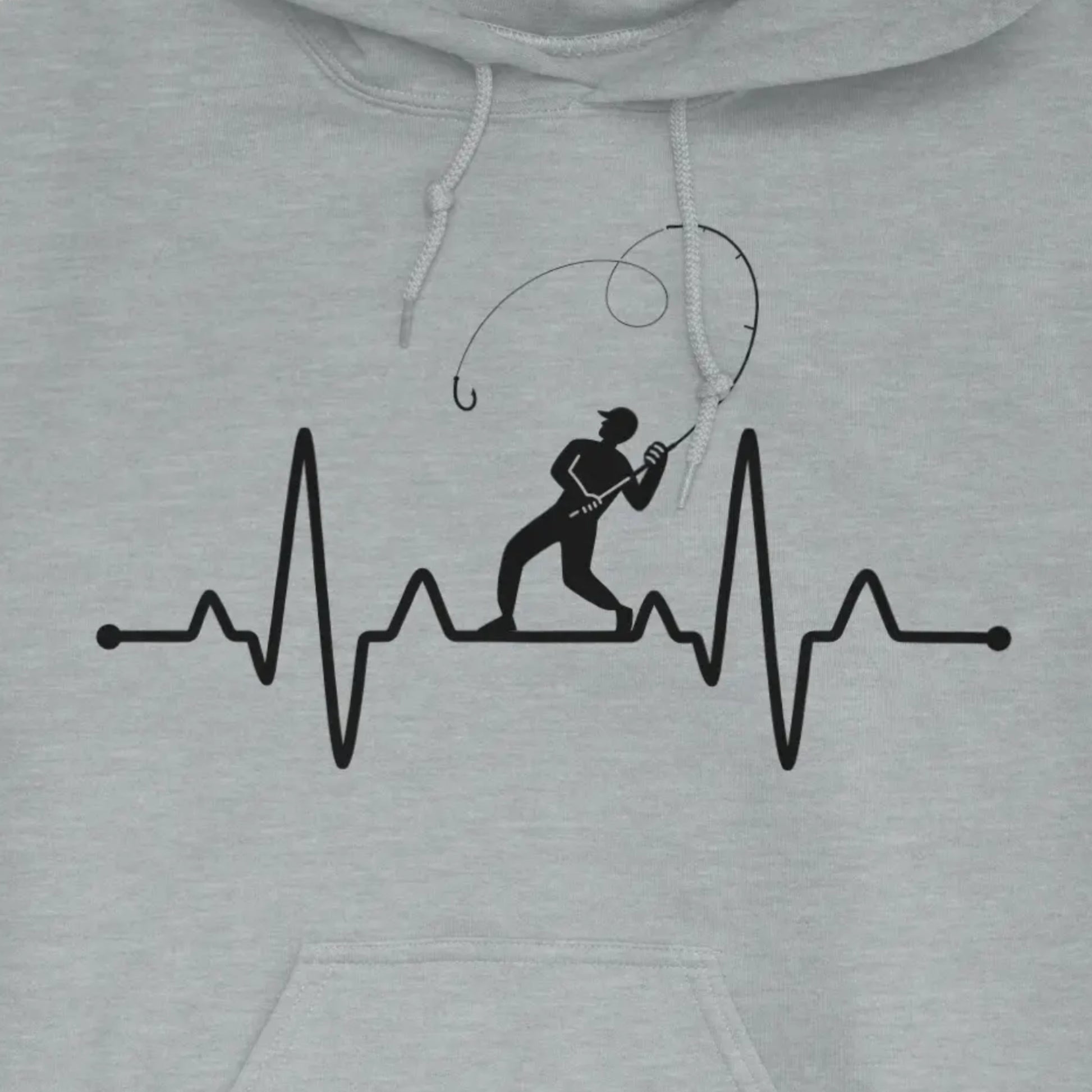 Sport Grey, Fisherman's Heart Line Hoodie – fish-room