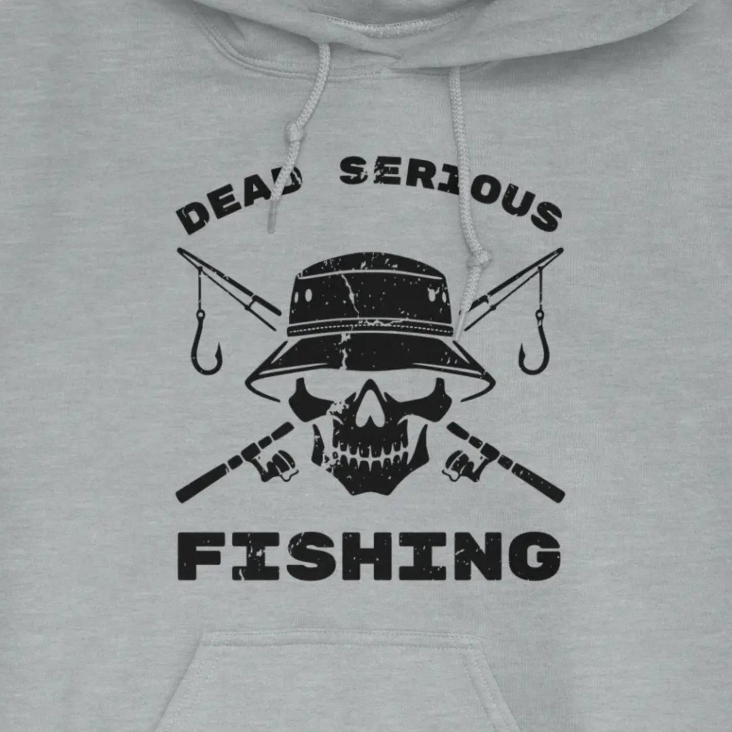 Sport Grey, Dead Serious Fishing Hoodie – fish-room