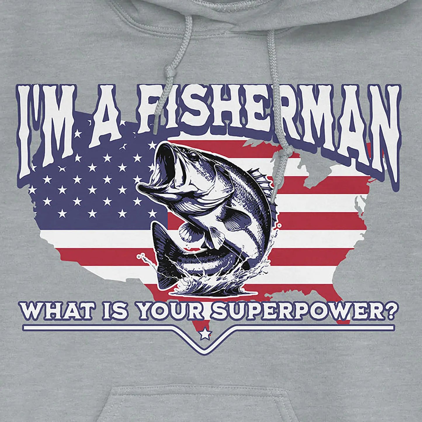 Sport Grey, Fisherman Superpower Hoodie – fish-room