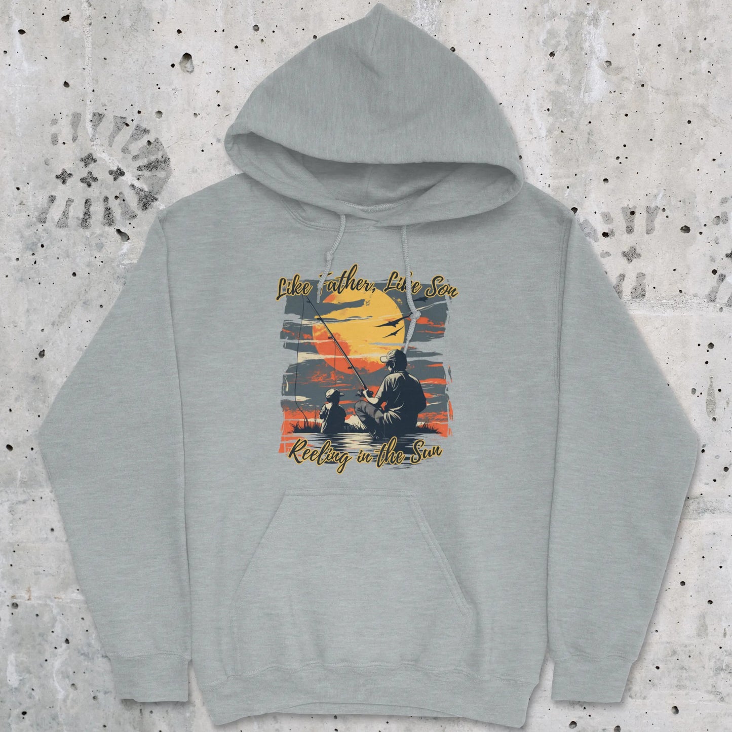 Sport Grey, Like Father Like Son Hoodie – fish-room