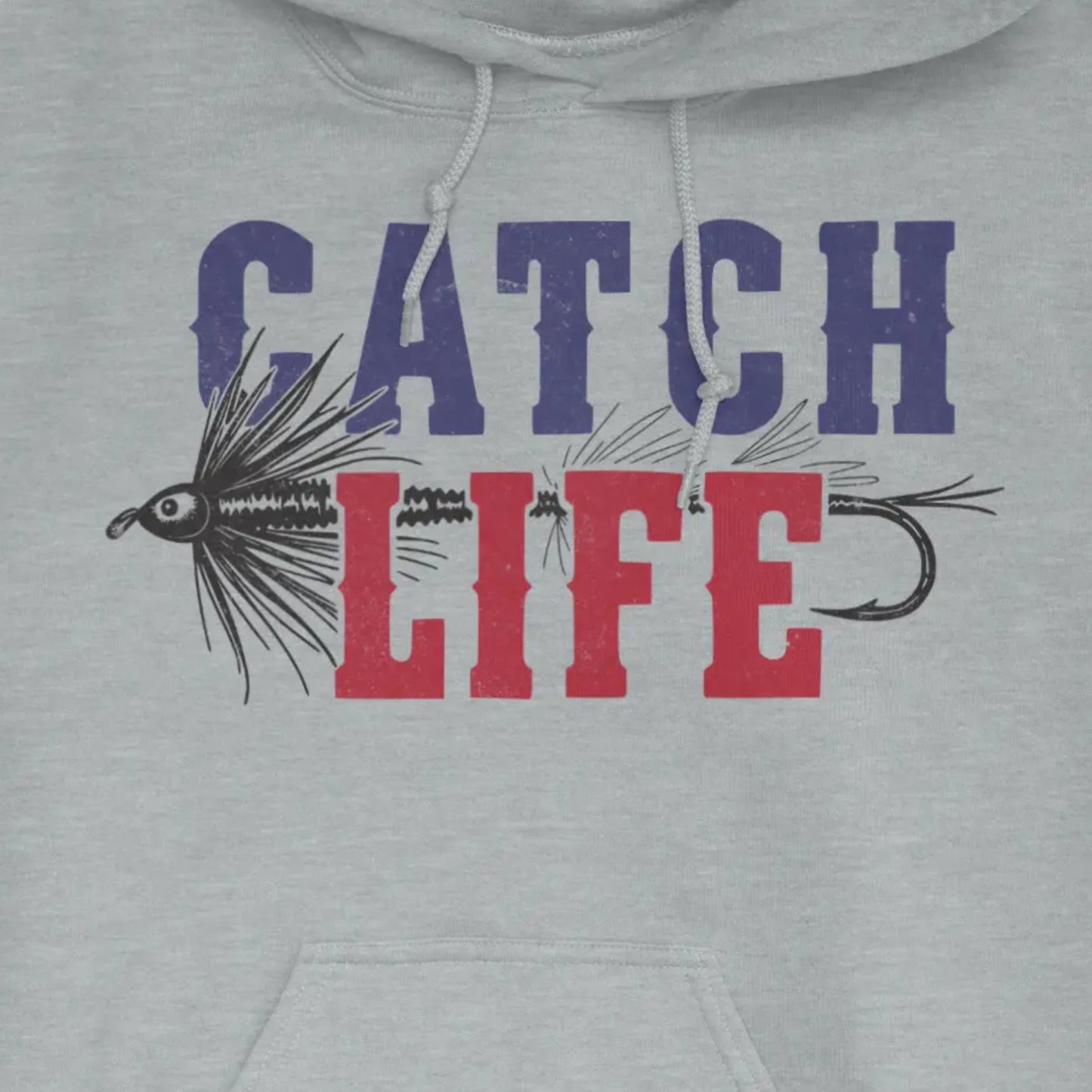 Sport Grey, Catch Life Hoodie – fish-room