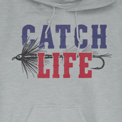 Sport Grey, Catch Life Hoodie – fish-room