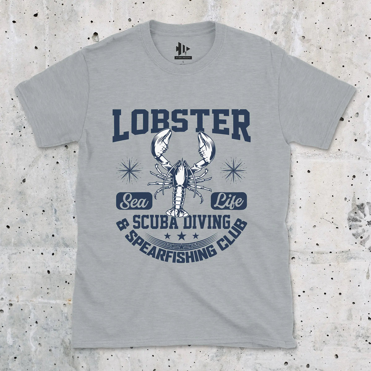 Sport Grey, Lobster Sea Fishing Tee – fish-room