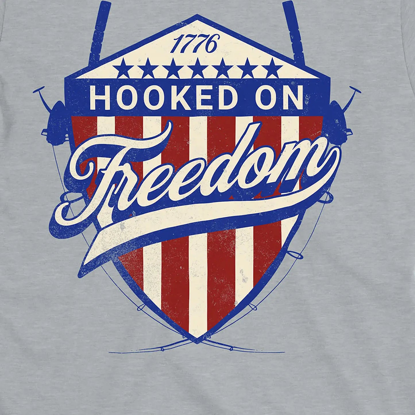 Sport Grey, Hooked On Freedom Tee – fish-room