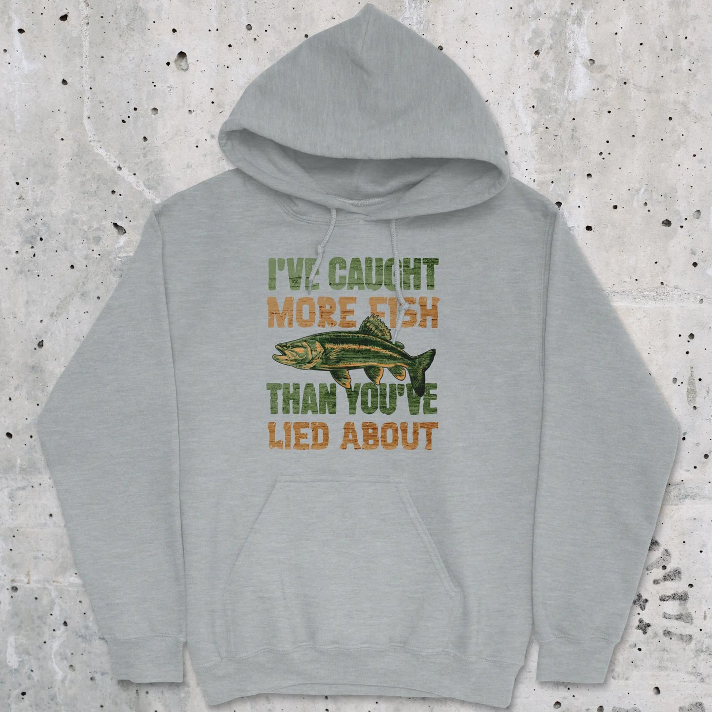 Sport Grey, I've Caught More Fish Than You Lied About Hoodie – fish-room