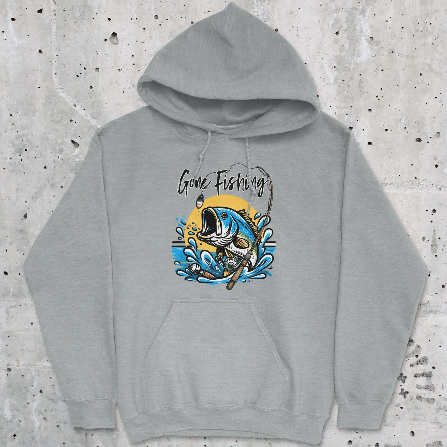 Sport Grey, Gone Fishing Hoodie – fish-room