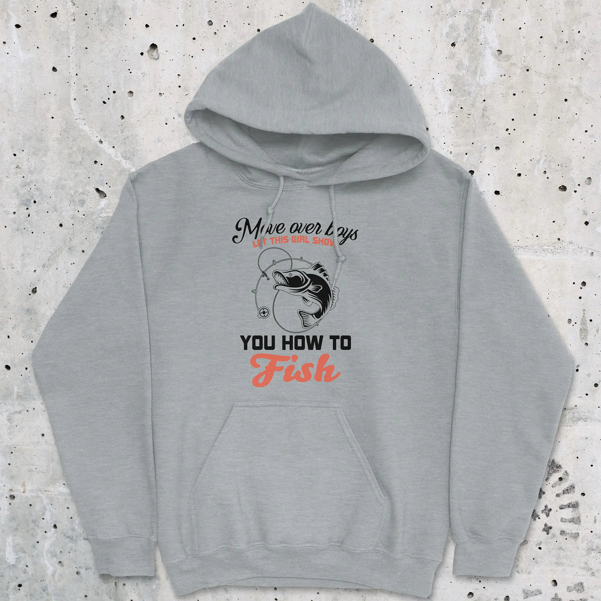 Sport Grey, Move Over Boys! Hoodie – fish-room