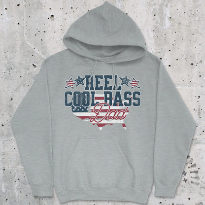 Sport Grey, Reel Cool Bass Dad Hoodie – fish-room