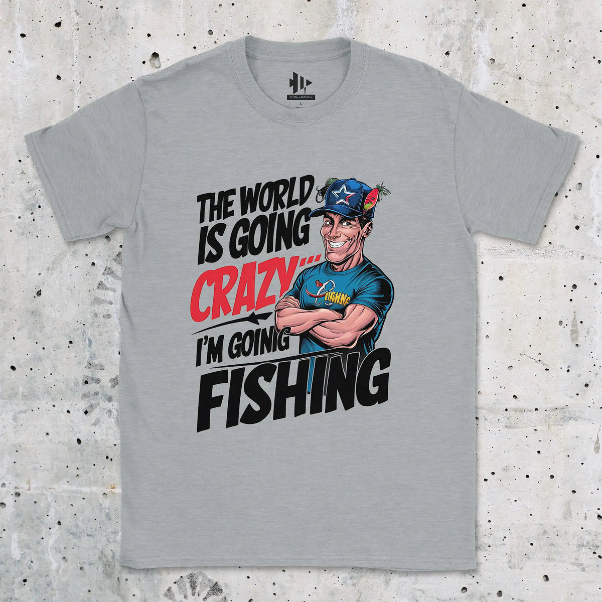 Sport Grey, I'm going fishing Tee – fish-room