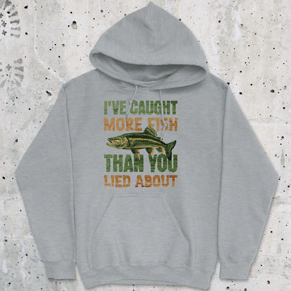 Sport Grey, I've Caught More Fish Than You Lied About Hoodie – fish-room