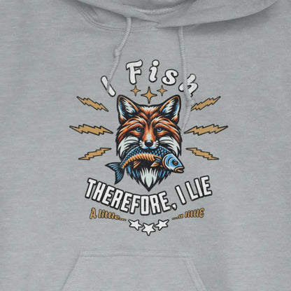 Sport Grey, I Fish, Therefore I Lie... A Little Hoodie – fish-room