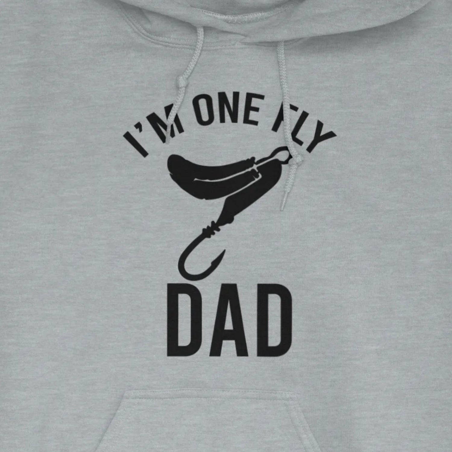 Sport Grey, I'm One Fly Dad Hoodie – fish-room