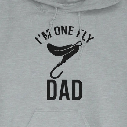Sport Grey, I'm One Fly Dad Hoodie – fish-room