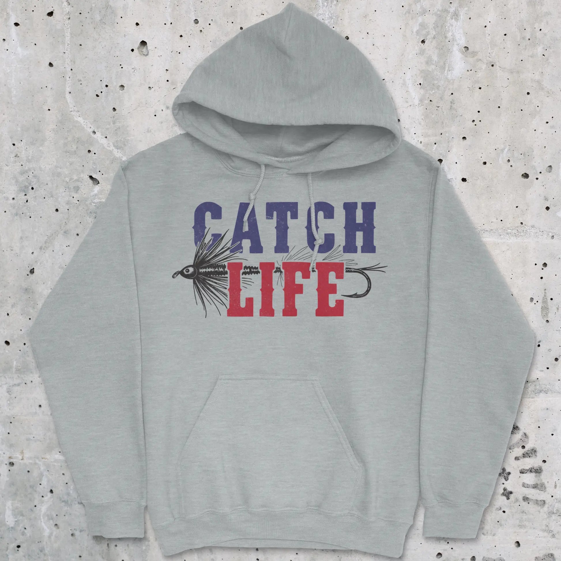Sport Grey, Catch Life Hoodie – fish-room
