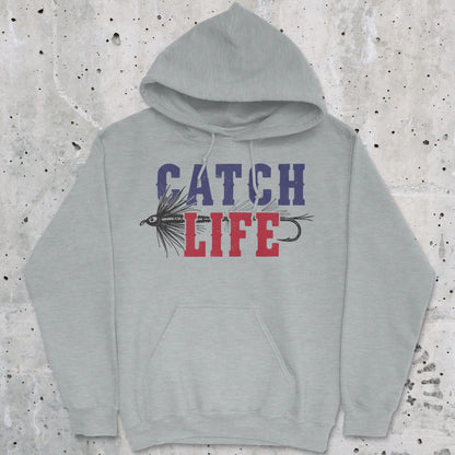 Sport Grey, Catch Life Hoodie – fish-room