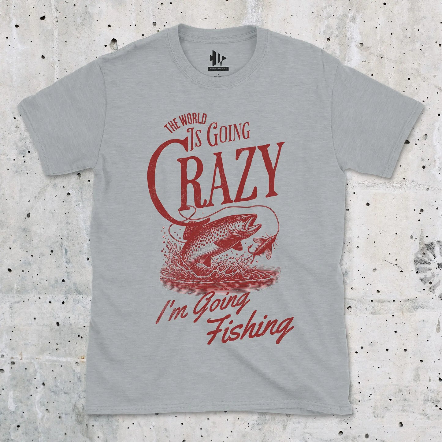 Sport Grey, The World Is Going Crazy Tee – fish-room
