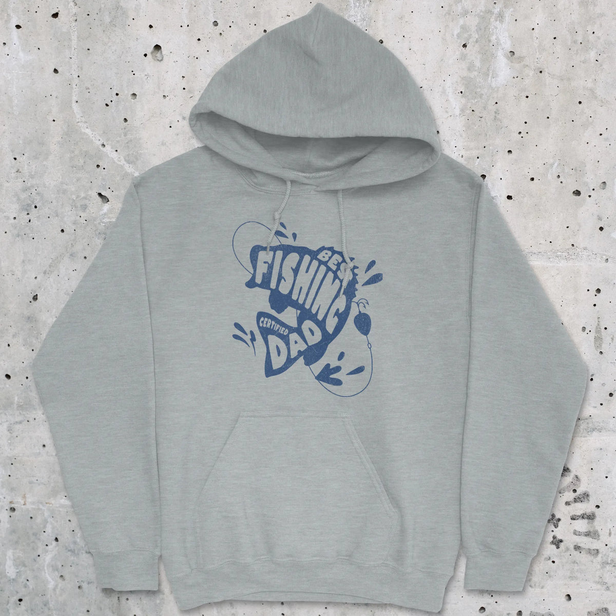 Sport Grey, Certified Best Fishing Dad Hoodie – fish-room